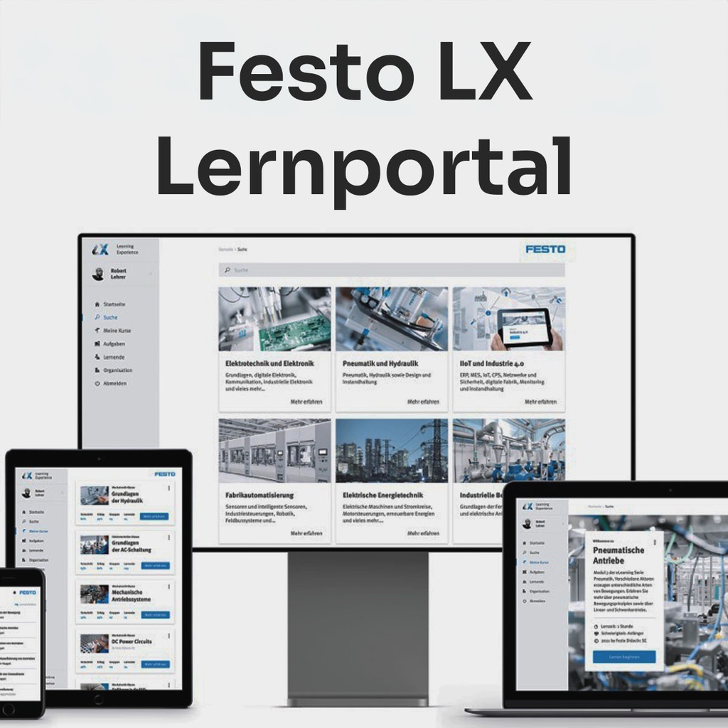 Festo Lernportal LX für additive Fertigung