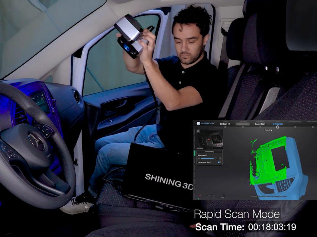 3D Scan eines Autocockpits 3D Scan eines Autocockpits