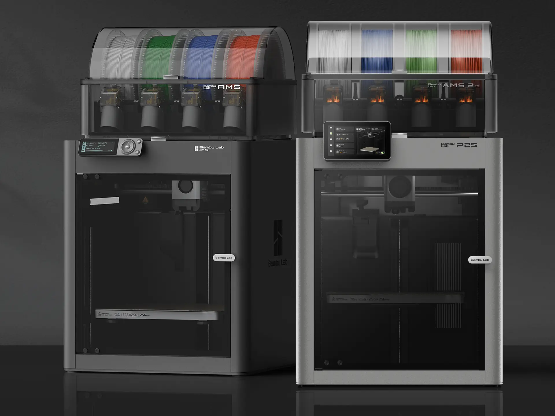 Bambu Lab P2S & P1S in Profilansicht