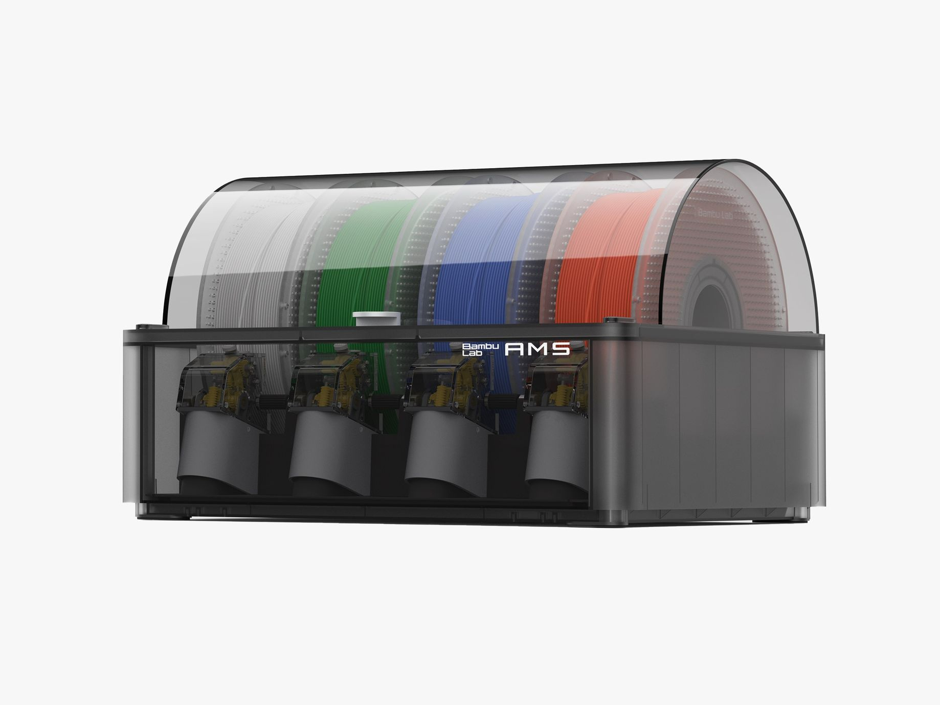 Bambu Lab AMS Mehrfilament Feedersystem im Detail