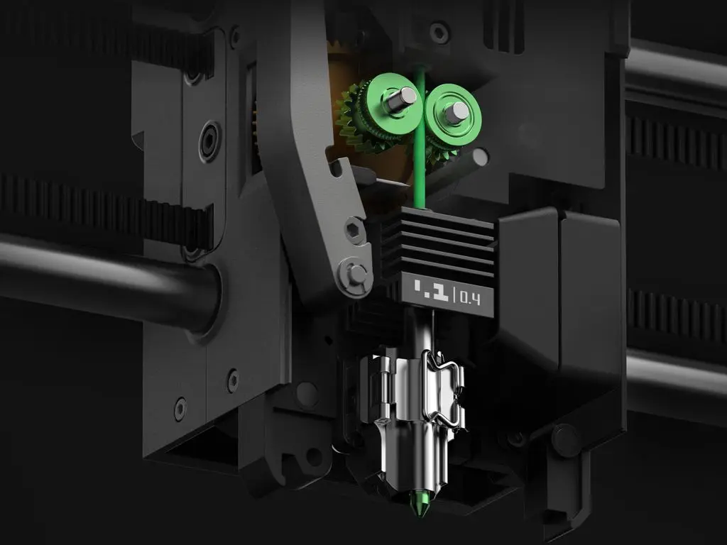 3D Rendering von einem 3D Drucker Druckkopf