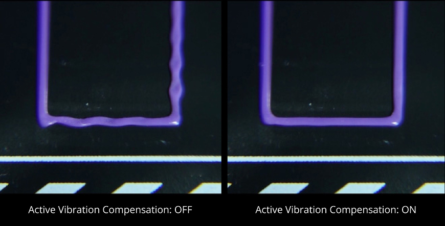 Aktive Vibrationskontrolle des Bambulab X1E