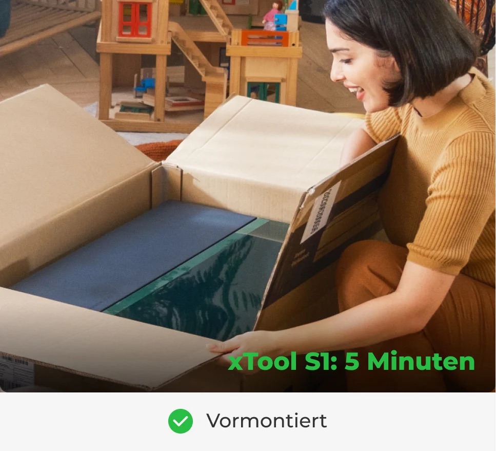 xTool S1 Lasser Cutter /-Gravierer   Deluxe Kit