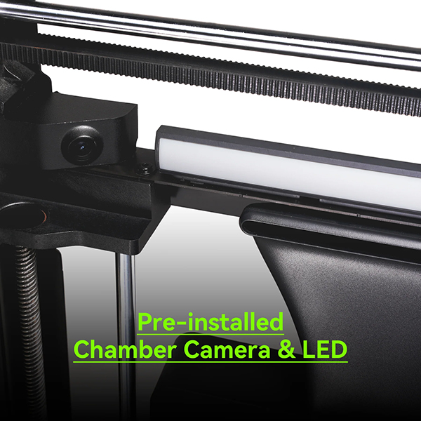 Bambu Lab P1P 3D Drucker preinstalled Chamber camera and LED