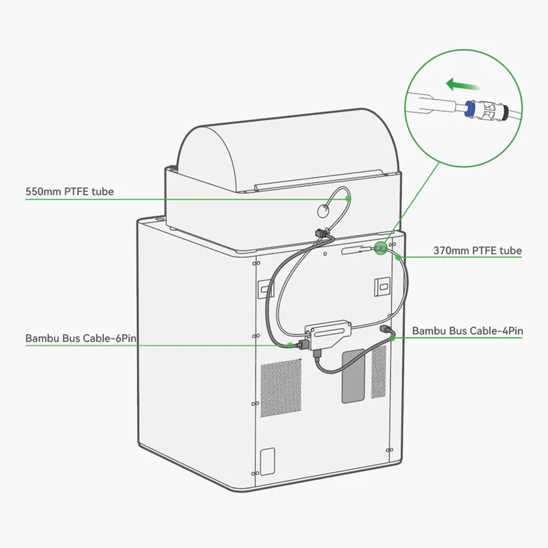 Bambu Lab PTFE Tube für X1 3 Stk