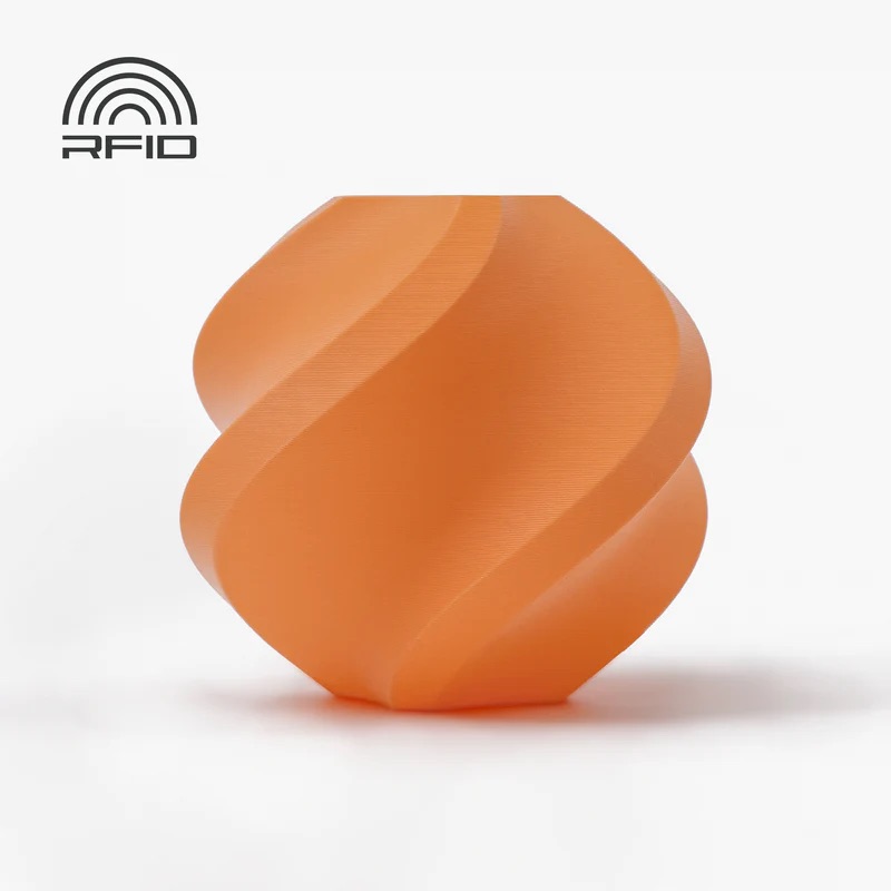 Bambu Lab PLA Matte Filament mandarin-orange