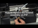 How to replace the hotend assembly on Bambu Lab P1P