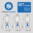 CNC Kitchen Gewindeeinsätze bleifrei - Set Standard