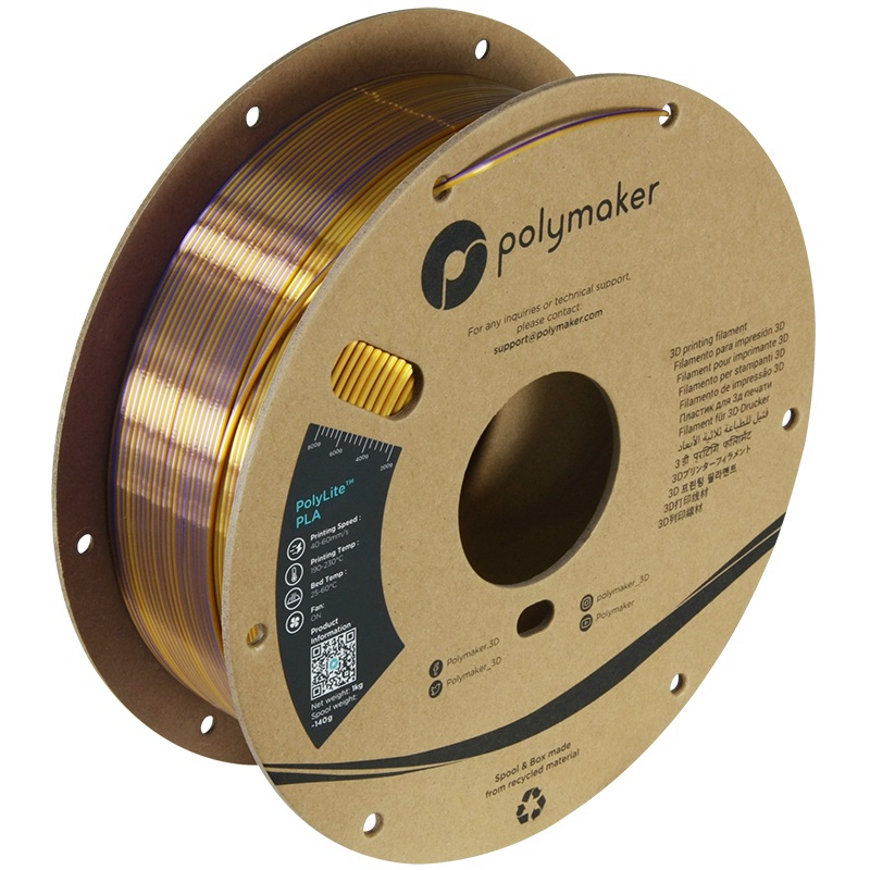 Polymaker PolyLite Dual Silk PLA Filament