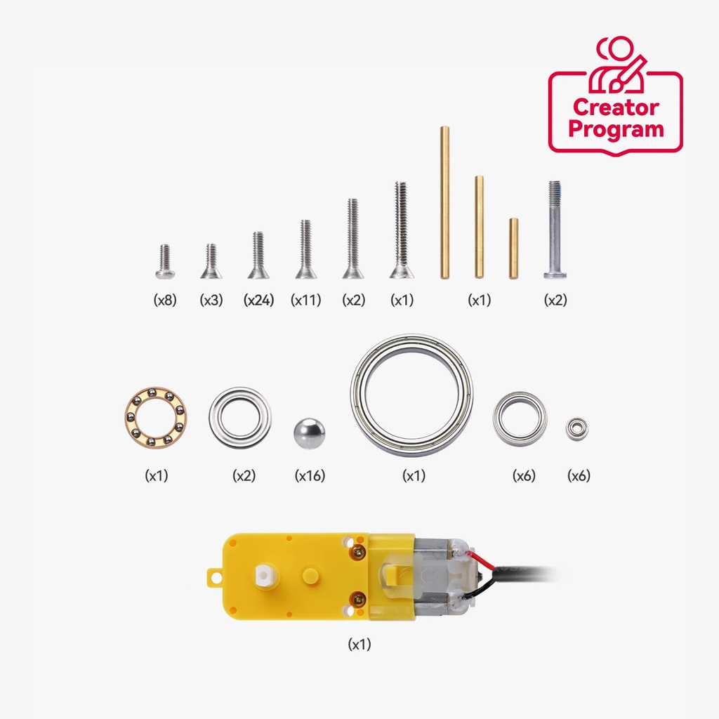 Bambu Lab Triple-axis Tourbillon Model Components Kit-007