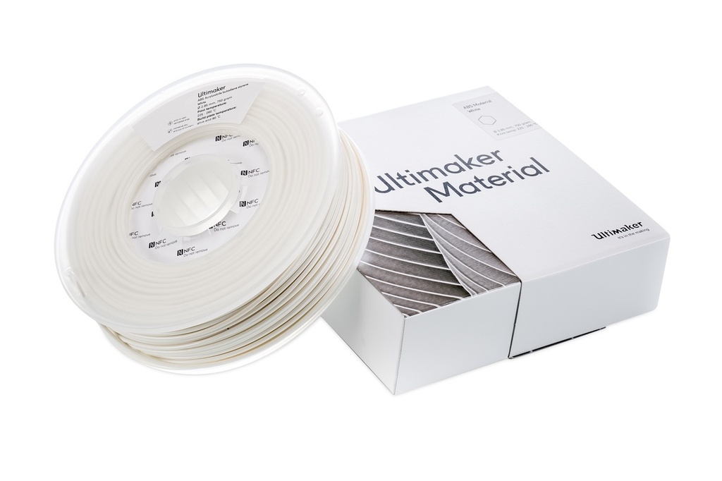 UltiMaker ABS Premium Filament, Weiß