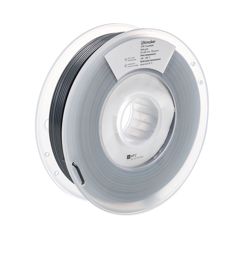 UltiMaker CPE Premium Filament, Dunkelgrau