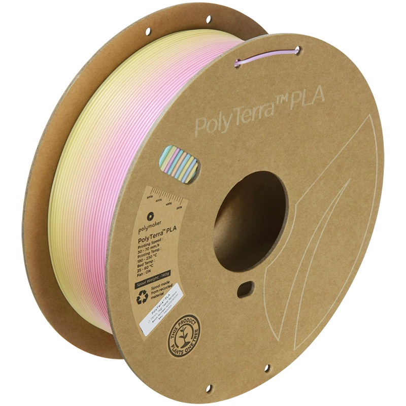 Polymaker PolyTerra PLA Filament Gradient Colors