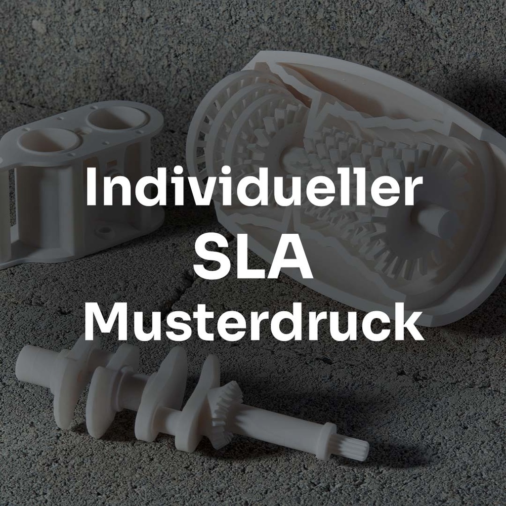 Musterdruck auf SLA 3D-Drucker