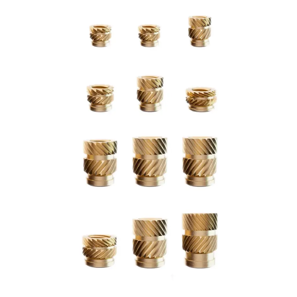 CNC Kitchen Gewindeeinsätze (zöllig) SET XL (10 Größen / 640 Stk)  
