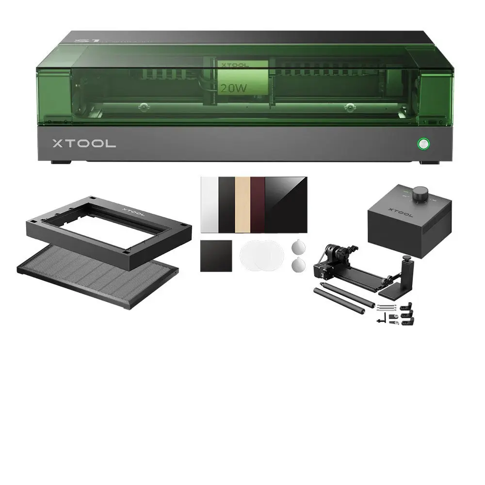 xTool S1 Laser Cutter /-Gravierer Rotary Bundle