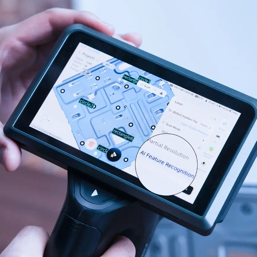 Shining 3D FreeScan Omni Lite Module 3 (AI Feature Recognition)