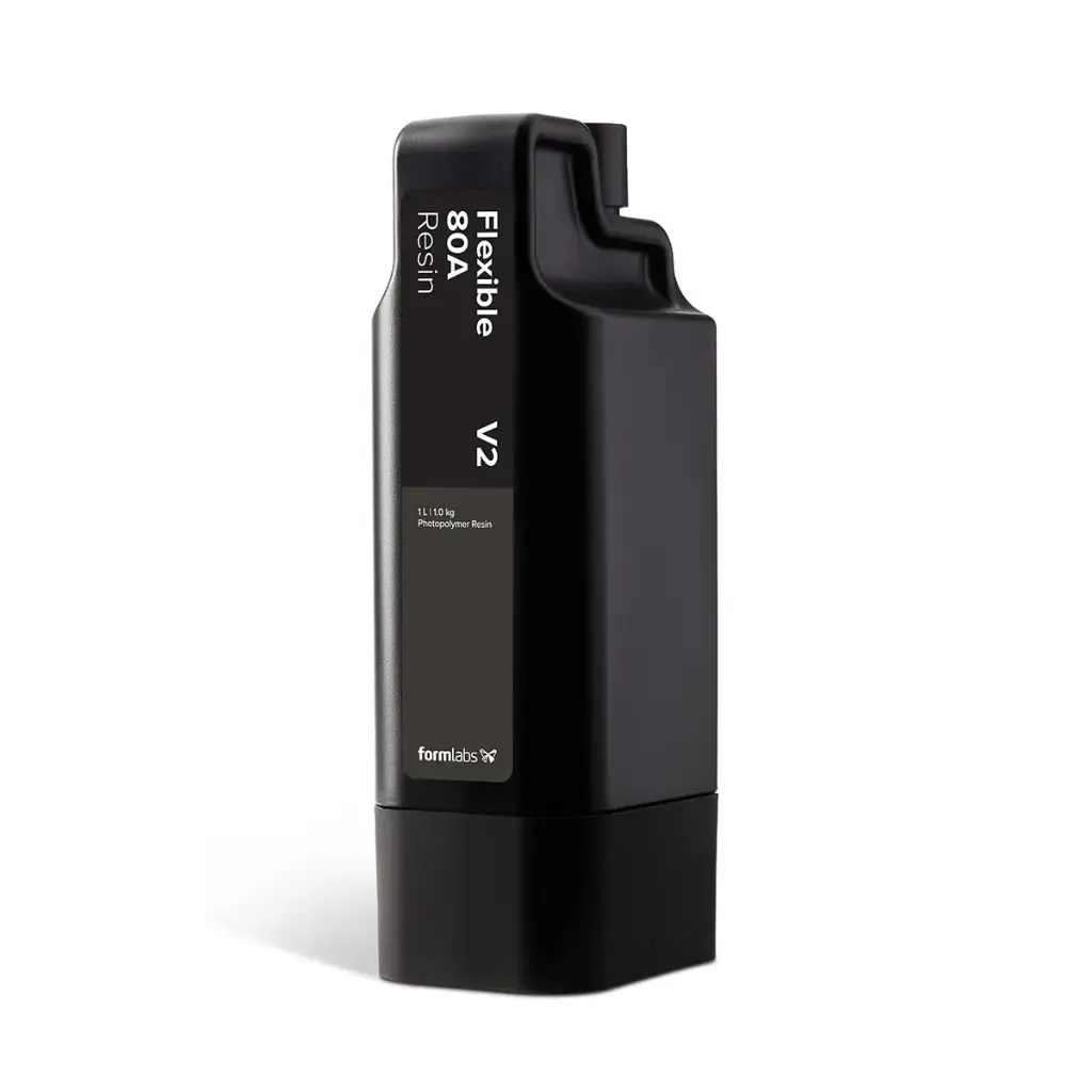 Formlabs Flexible 80A Resin V2 (mattschwarz) für Form 4