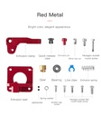 Creality Red Metal Extruder Kit (Upgrade)