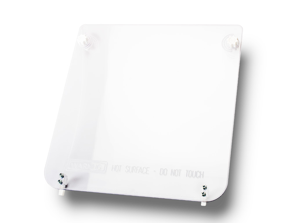 Fronttür Ultimaker 3 weiss (klar, transparent)