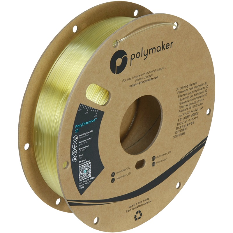 Polymaker PolyDissolve S1 PVA Supportmaterial