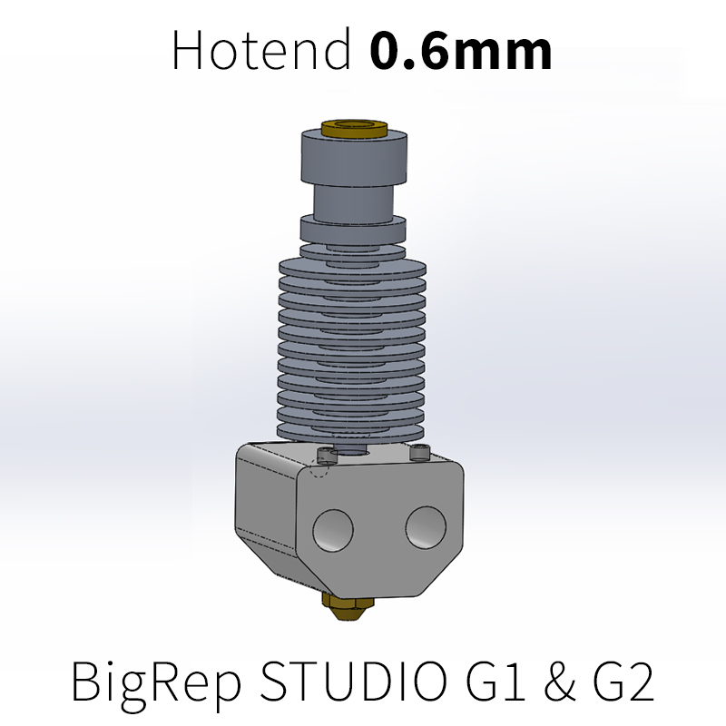 BigRep Hotend Nozzle 0.6mm für STUDIO G1 & G2