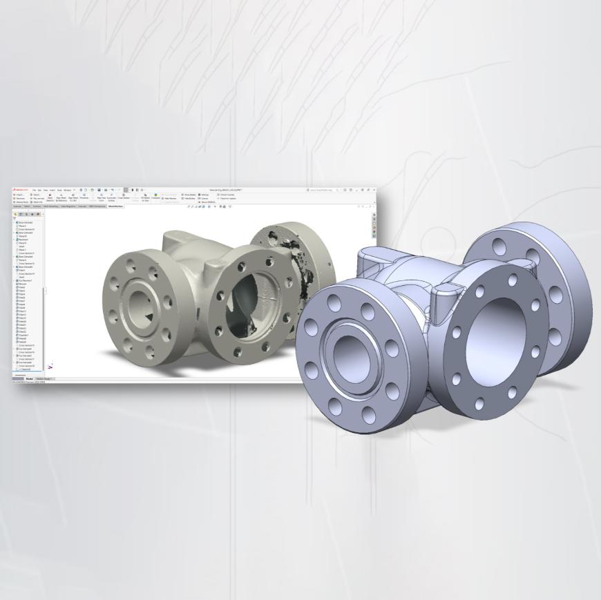 QuickSurface für SOLIDWORKS® Software - Reverse Engineering