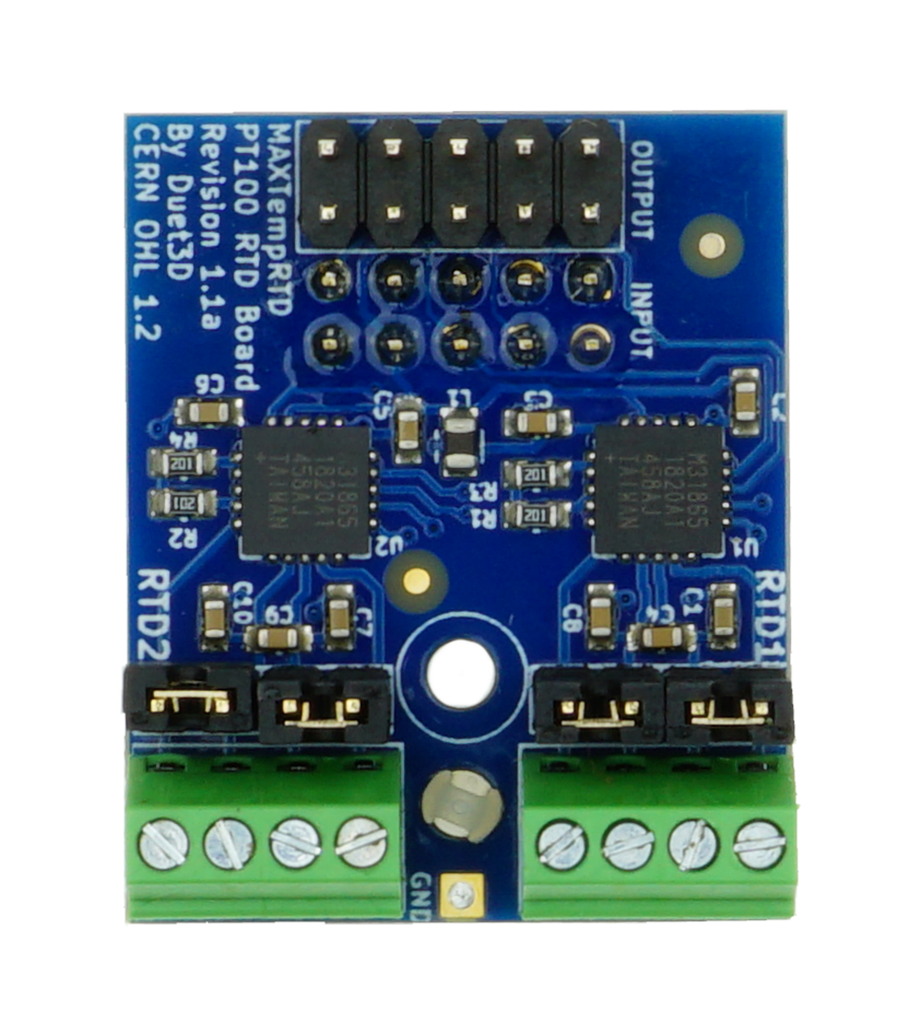 [PACDU00024] Duet 3D PT100 Daughter Board v1.1