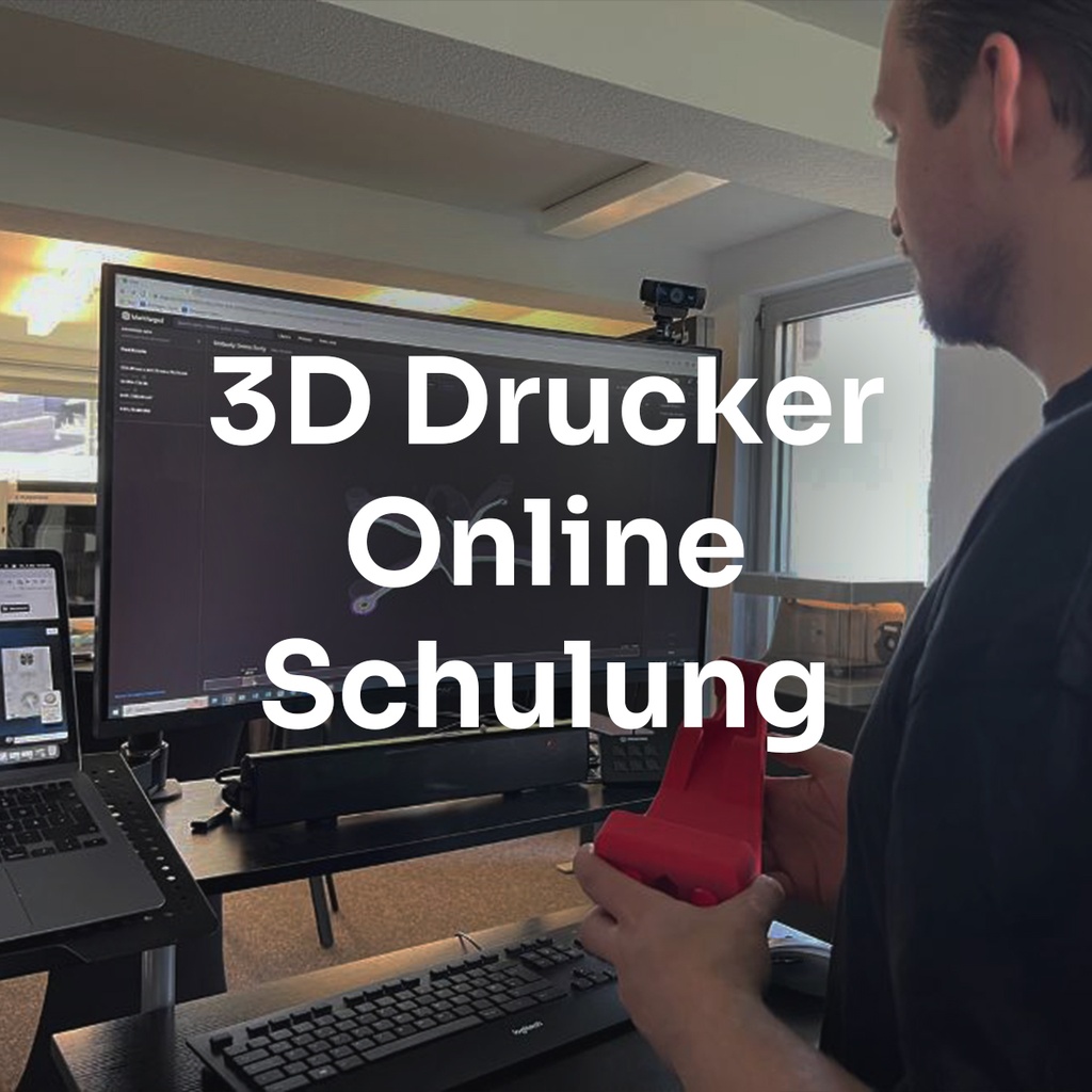 [WEB3DM00010] Online Schulung 3D Drucker - 2h