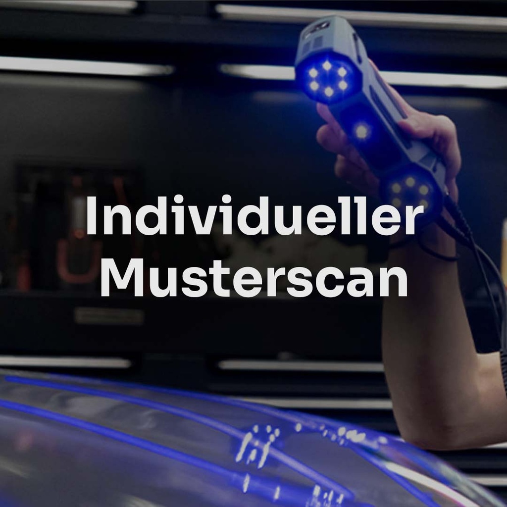 [MUSSH00001] Individueller Musterscan mit Shining FreeScan Metrology Scannern