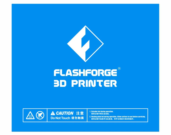 Hitzeschutz Set fuer 3D Drucker Dauerdruckplatte selbstklebend 