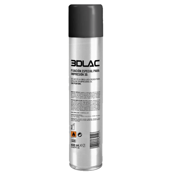 [PACDL0001] 3DLAC Sprühkleber 400ml für bessere Haftung beim FDM 3D-Druck
