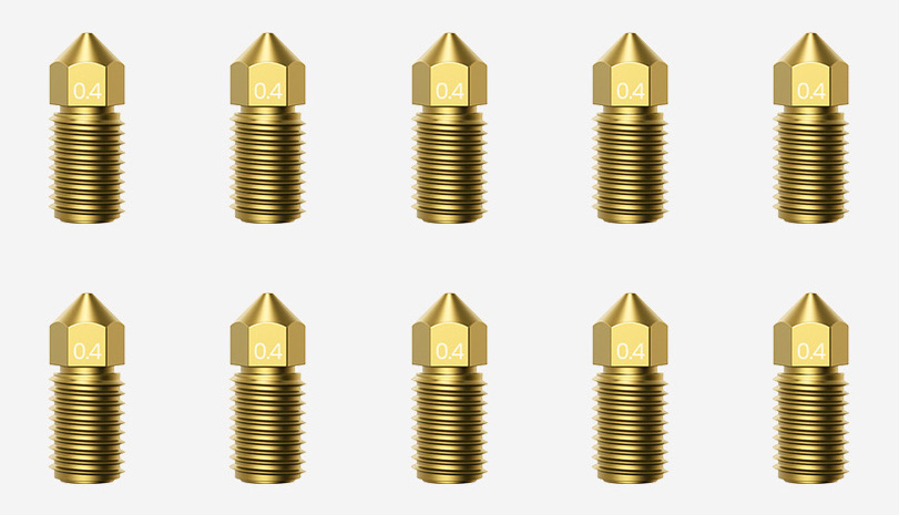 [PACAK0001V.3] AnkerMake M5 Brass Nozzles (Düsen 10er Pack)