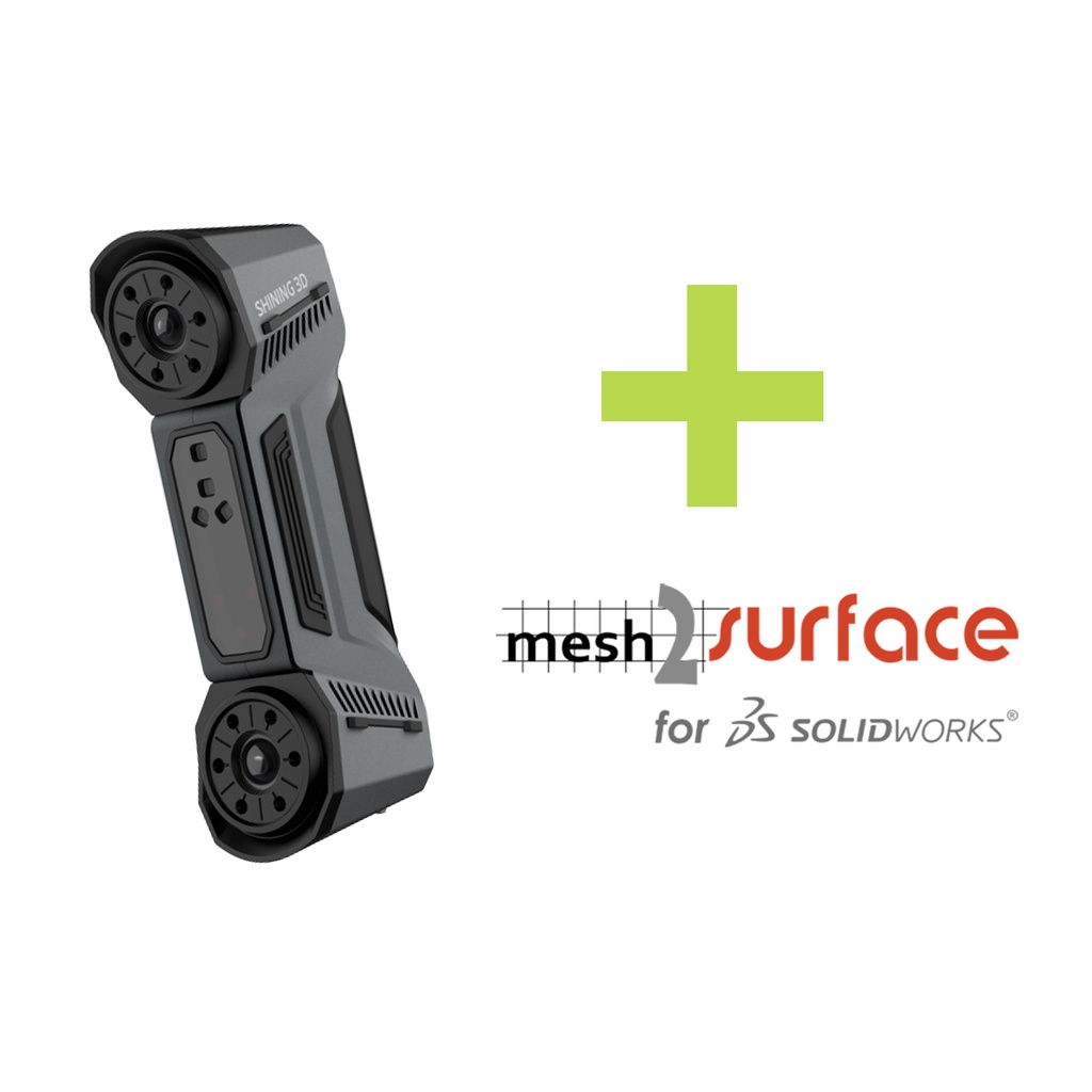 [SHWSH00090.B2] DEAL: Shining 3D FreeScan Combo 3D Scanner inkl. Mesh2Surface für SOLIDWORKS®