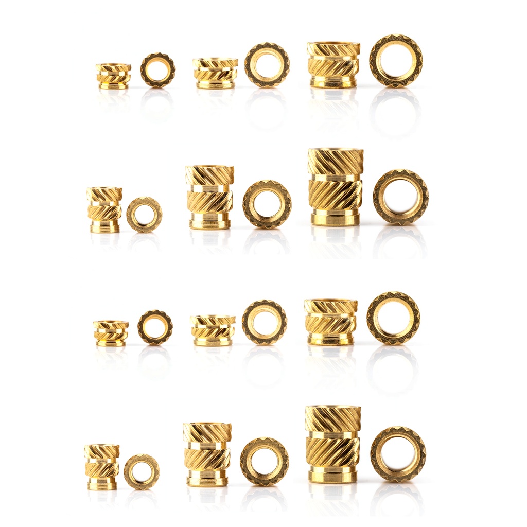 [PACCK0011V] CNC Kitchen Gewindeeinsätze (metrisch) bleifrei - Set XXL, alle Größen