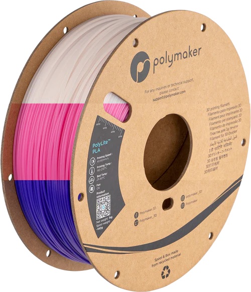 Polymaker PolyLite Temperatur Color Change