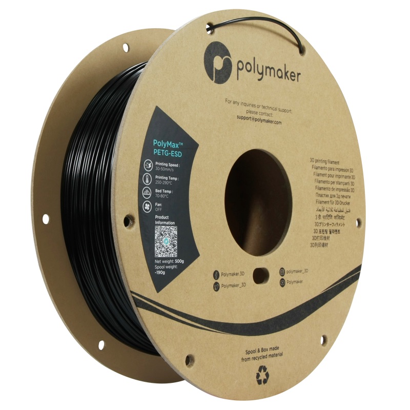 [PSUPM0260V] Polymaker PolyMax PETG ESD Filament