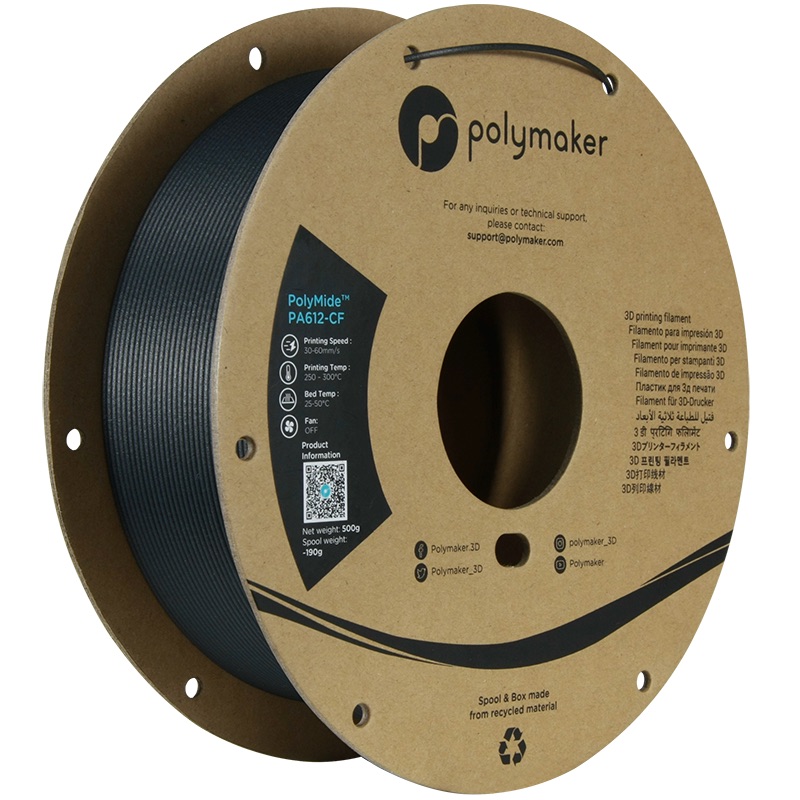 [PSUPM0261V] Polymaker PolyMide PA612-CF Filament