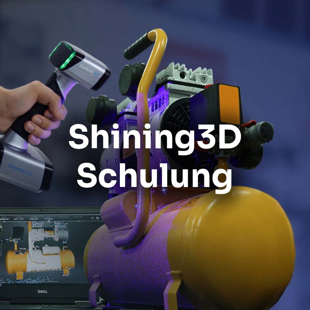 Shining 3D-Scanner Inbetriebnahme und Schulung vor Ort - ON-SITE