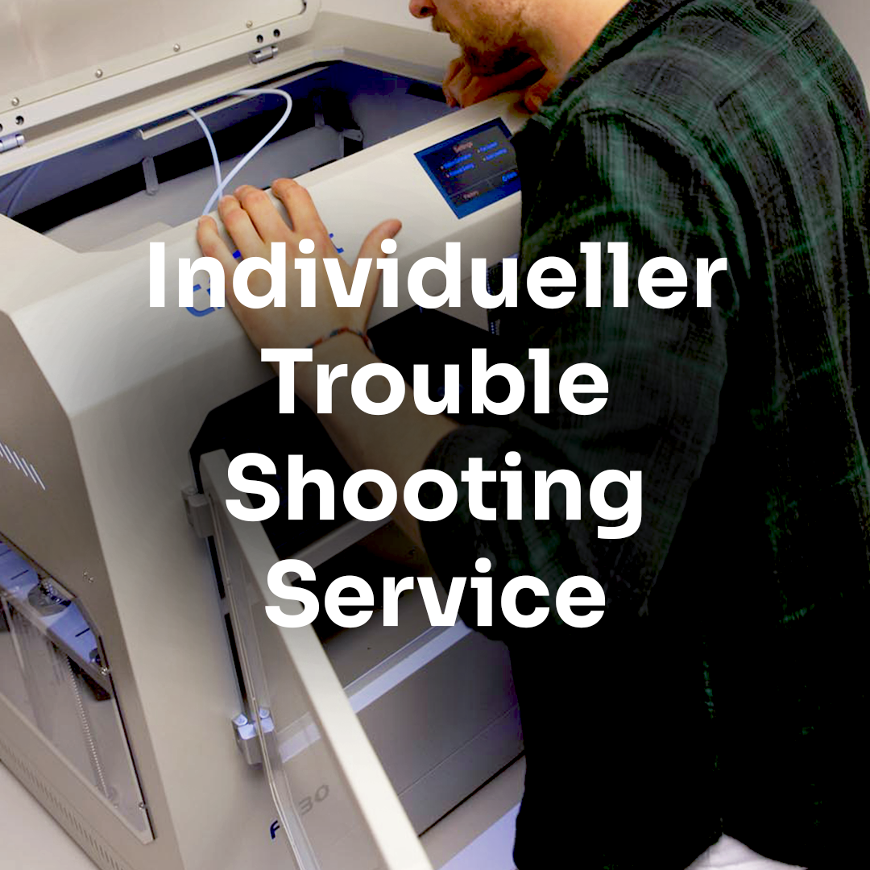 [SERDM00006] Individueller Trouble Shooting Service für 3D Drucker (für Bambu Lab, Prusa3D, Ultimaker etc.)