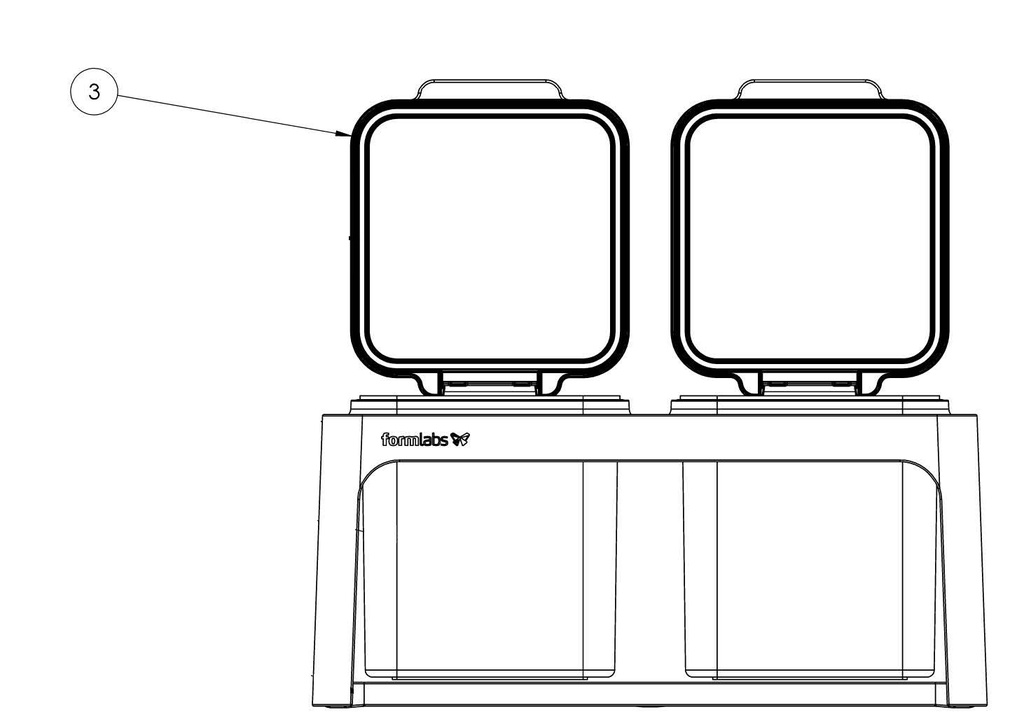 [PACFL00042] Formlabs Finish Kit Rinse Tub Lid