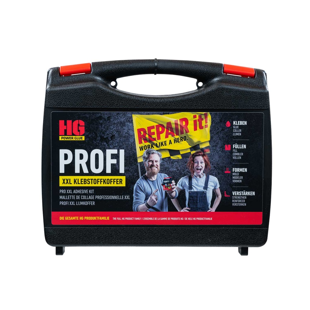 [PACDM00006] Die Schweißnaht aus der Flasche - XXL Koffer Komplett-Set