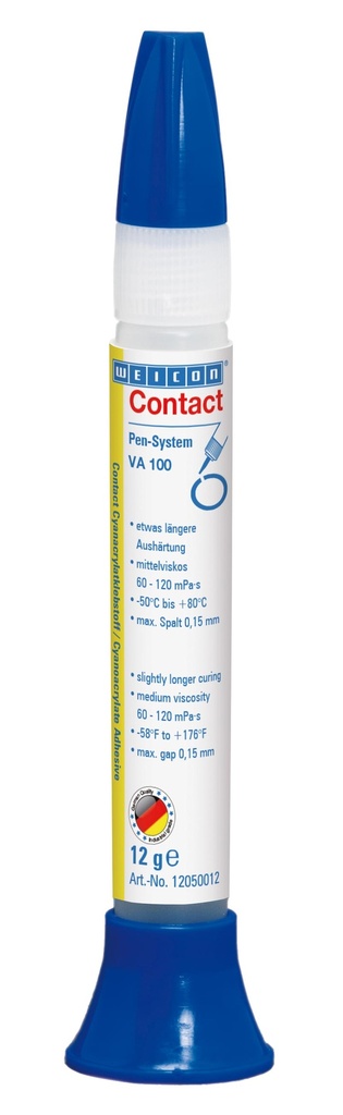 [PACDM00012] WEICON Sekundenkleber für Metall, Kunststoff und Gummi, 12g