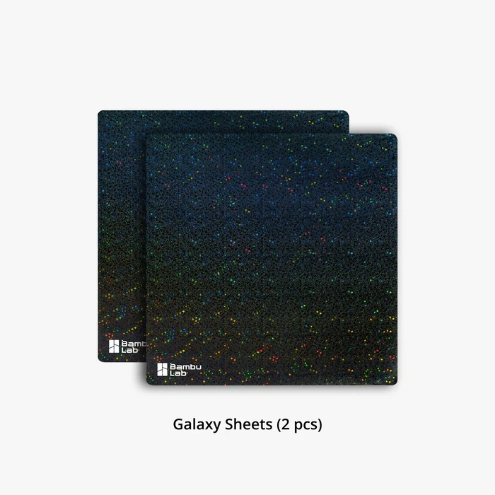 Bambu Lab 3D Effect Sheets 2x Galaxy Surface Sheet (X1 & P1-Serie)
