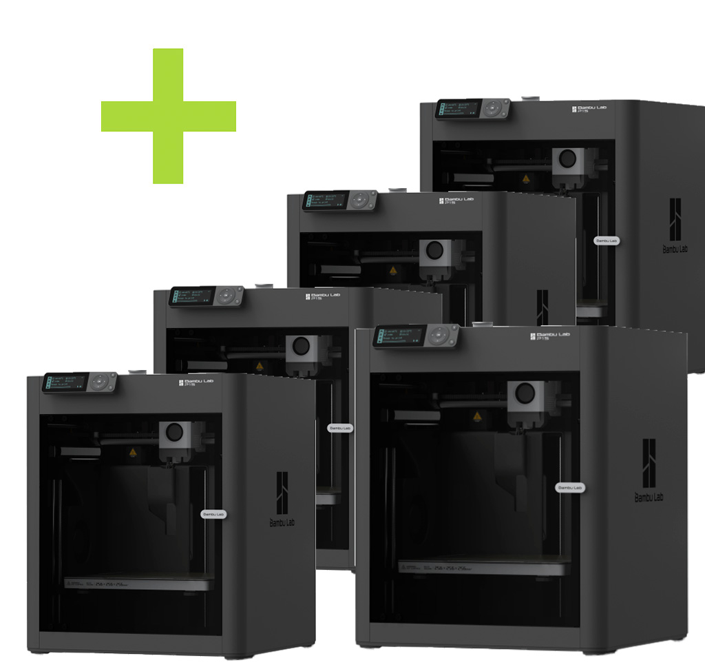 [PHWBB0008.B2] DEAL: 5x Bambu Lab P1S + 5kg PLA