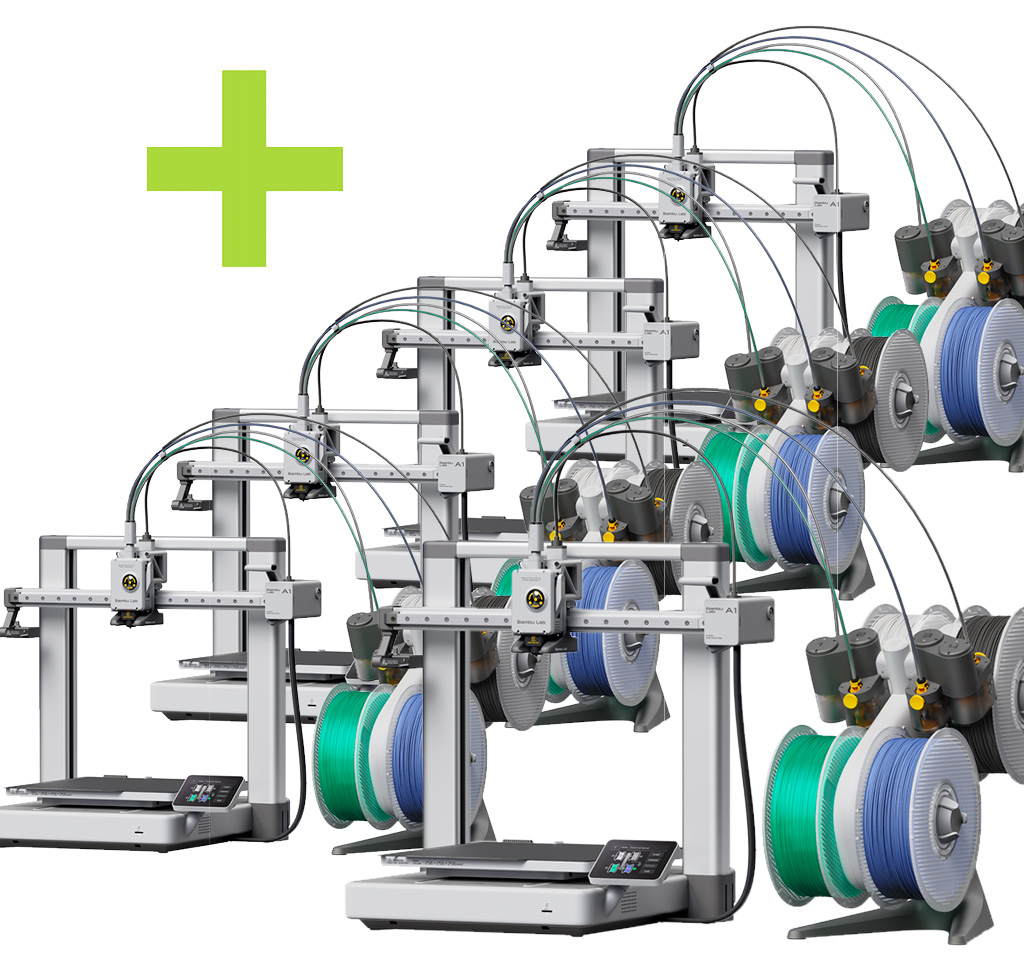 [PHWBB0010.B2] DEAL: 5x Bambu Lab A1 Combo ink. AMS Lite + 5kg PLA