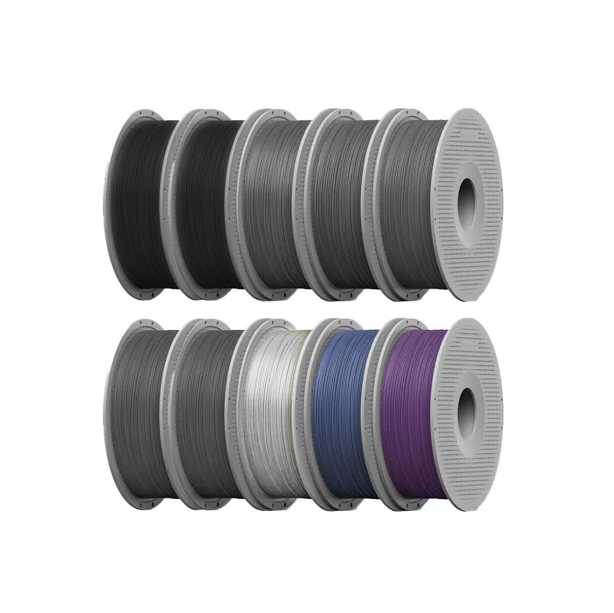 [PSUBB0005V.B1] Bambu Lab 10 x Filamente Mix (Auswahl aus PLA Basic/Matt, PETG HF, ABS)