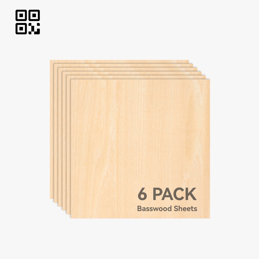 [PACBB00204] Bambu Lab Basswood Plywood 3mm (6pcs)