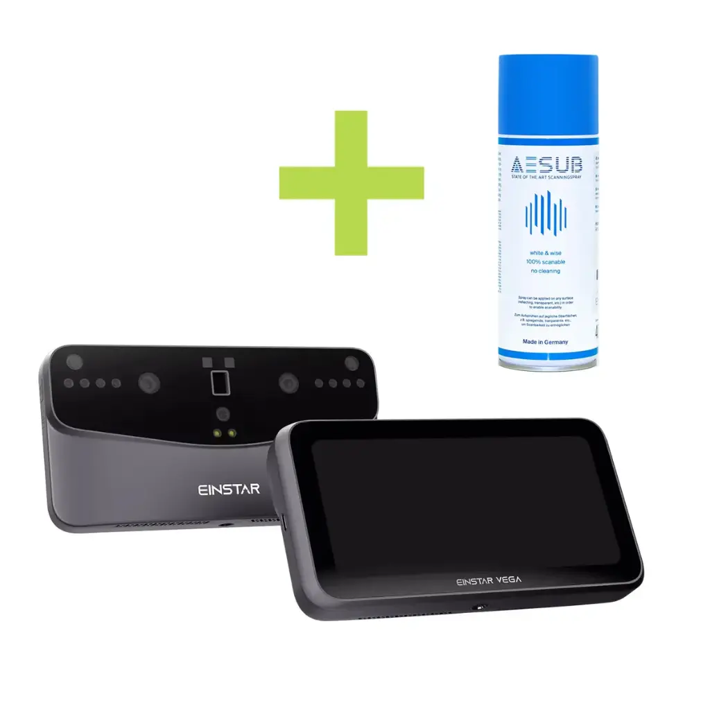 [SHWSH0100V.E1] EDUCATION ANGEBOT: Shining 3D EinStar VEGA 3D-Scanner + Mattierungsspray