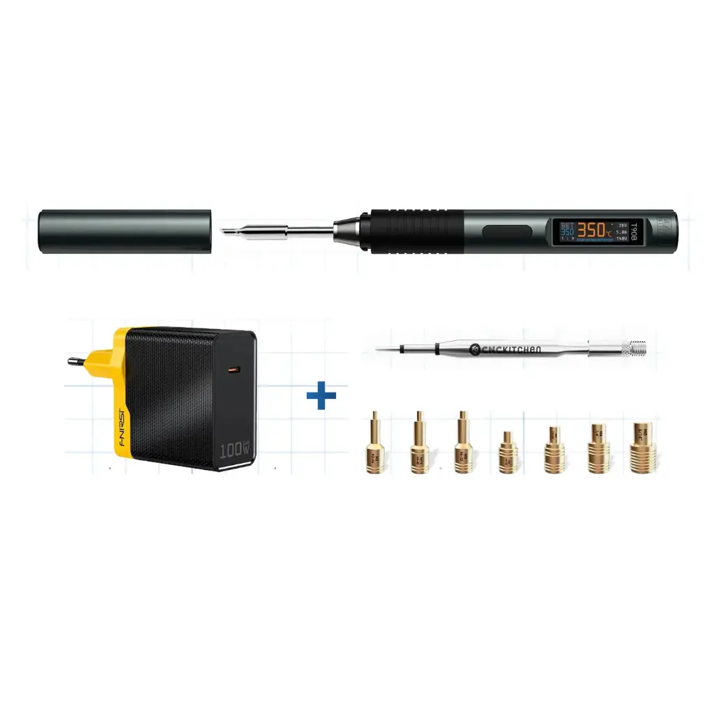 [PACCK0047] CNC Kitchen Lötkolben Set - Soldering Iron Set L